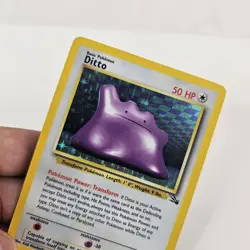 Pokemon TCG Ditto Fossil, Holo Unlimited Rare Card 3/62 - Image 5
