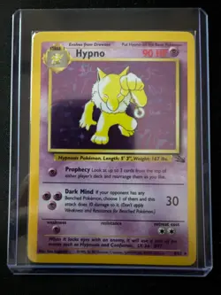 Hypno Holo Rare - 1999 Pokemon Fossil #8/62 LP Vintage - Image 3