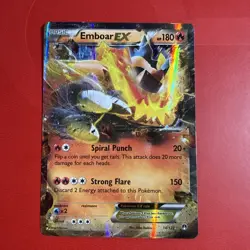 Pokemon TCG Emboar EX 14/122 Breakpoint Holo NEAR MINT/ Mint - Image 2