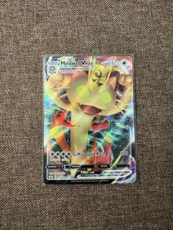 Pokemon Meowth VMAX Promo Holo SWSH: Sword & Shield SWSH005 HP 300 - Image 1