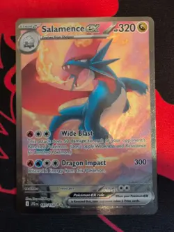 Pokemon Salamence ex 187/159 Sv09: Journey Together SIR - Image 1