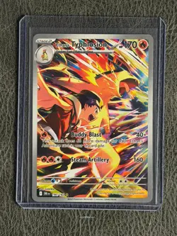 Ethan's Typhlosion 190/182 IR Pokemon TCG SV10: Destined Rivals - Near mint - Image 1