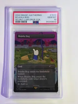 PSA 10 - MTG Bojuka Bog - Borderless Foil - Fallout Secret Lair - 1532 Rare - Image 1