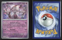 Mewtwo 150/165 Rare 151 Pokemon Reverse Holo Lightly Played - Image 3