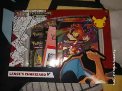Lance's Charizard V Collection - Pokemon 25th Anniversary Celebrations - Sealed - Image 1