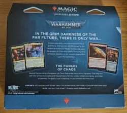 MTG Warhammer - The Ruinous Powers Commander Deck, 40K Brand New Sealed - Image 2