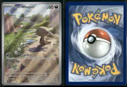 ✰ PALDEAN WOOPER 102/094 ILLUSTRATION RARE PHANTASMAL FLAMES POKEMON ✰ NM/M - Image 1