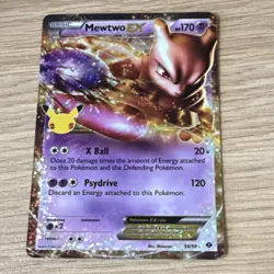 Pokemon Mewtwo EX Ultra Rare 54/99 Celebrations Holo 170HP English - Image 1