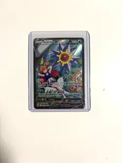 Pokemon TCG Starmie v Astral Radiance Holo Ultra Rare Full Art TG13/TG30. NM - Image 1