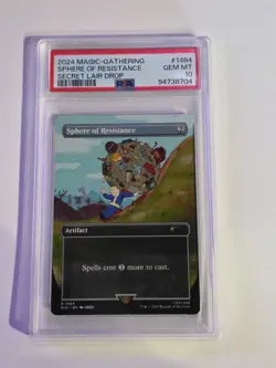 MTG Sphere of Resistance : Fallout :Secret Lair Drop Foil #1484 PSA 10 - Image 1