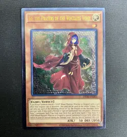 Yu-Gi-Oh! Lo, The Prayers Of The Voiceless Voice - OP26-EN002 - Ultimate Rare LP - Image 1