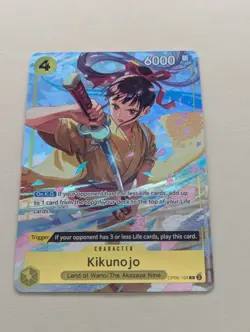 ENGLISH - One Piece Kikunojo OP06-104 Character Card - 6000 Power - In Hand - Image 1