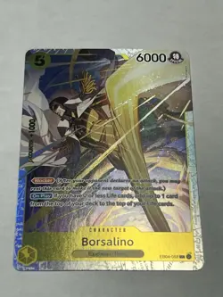 Borsalino EB04-058 SR Foil English Adventure On Kami’s Island One Piece TCG - Image 1