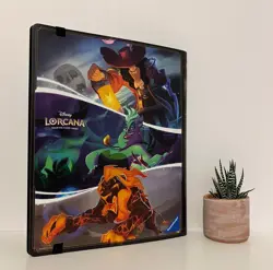 Disney Lorcana Villians 9 Pocket Binder Portfolio Costco Promo Holds 252 Cards - Image 2