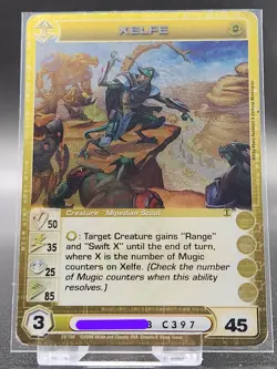 Chaotic Card : Max E Xelfe Silent Sands First Edition Rare Creature - Image 1