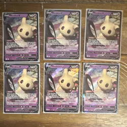 Mimikyu V Holo Lot of 6 Pokemon TCG Celebrations 25th Anniversary Cards English - Image 1