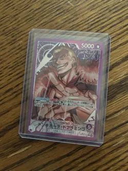 Bandai Donquixote Doflamingo Leader One Piece Card OP14-060 Japanese - Image 1