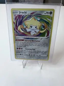 Pokemon Jirachi Amazing Rare Holo 119/185 Swsh04 Vivid Voltage English Card - Image 1