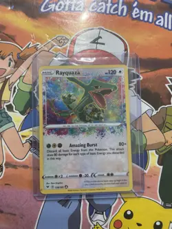 Pokemon TCG Rayquaza Vivid Voltage Holo Card 138/185 Rare, Near Mint Condition - Image 1