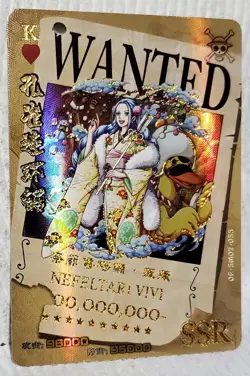 One Piece Vivi "WANTED" Chinese SSR Card # OP-5M02-055 - Image 1