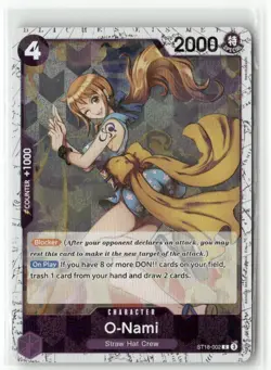 O-Nami ST18-002 Foil One Piece Game The Best Vol 2 Card - Image 1