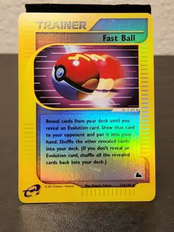 Fast Ball Reverse Holo Skyridge 124/144 Pokemon Collect Trade Tcg Card Game Rare - Image 1