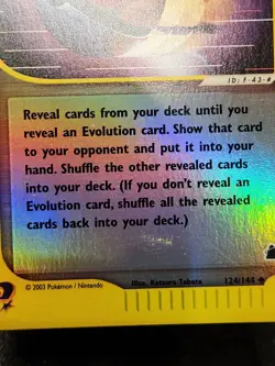 Fast Ball Reverse Holo Skyridge 124/144 Pokemon Collect Trade Tcg Card Game Rare - Image 4