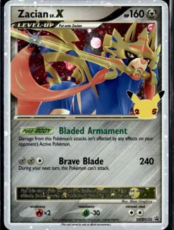Zacian LV. X - Promo SWSH: Sword & Shield Promo Cards SWSH135 NM - Image 1