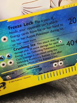 Pokemon Dewgong Skyridge Rare Reverse Holo 7/144 80 HP TCG Card Nintendo Card - Image 4