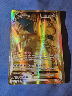 Pokemon Dragonite EX Card Evolutions Full Art Ultra Rare Holo 106/108 HP 180 - Image 1