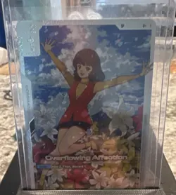 Bandai Gundam TCG Overflowing Affection SP Foil Command Card U+ Alternate Art - Image 4