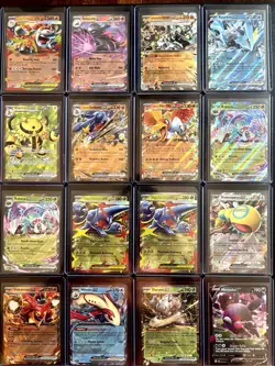 Pokemon Card Lot (x16) Ex, Mega Ex, V Cards NM - Image 1