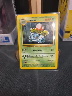 VINTAGE Ivysaur 30/102 Base Set Unlimited Pokemon Card NM - Image 1