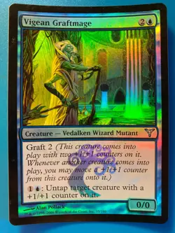 MTG 1x FOIL Vigean Graftmage Dissension Modern Magic the Gathering Card x1 LP - Image 1