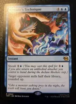 Kitsune's Technique 0042 Rare Teenage Mutant Ninja Turtles Magic: The Gathering - Image 1