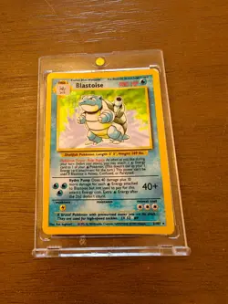 Pokemon TCG - Blastoise 2/102 Base Set Holo clearly the best starter - Image 1