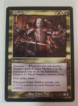 EDGAR MARKOV - Retro Frame - Innistrad Remastered - MTG Mythic #428 - Image 1