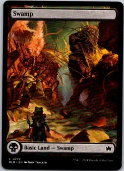 Magic the Gathering Swamp #272 Full Art Bloomburrow MTG Free Shipping! - Image 1