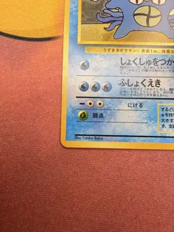 Pokemon TCG Vintage Venting Omastar Holo Japanese 1996 #139 Hand Swirl - Image 5