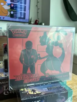 Destined Rivals Pokemon Center ETB Elite Trainer Box Sealed with Protective Case - Image 1