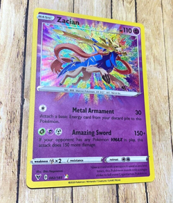 Zacian 082/185 Amazing Rare Vivid Voltage Pokemon TCG CCG - Image 1