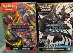 Pokemon Phantasmal Flames & Black Bolt Booster Bundles - Image 1