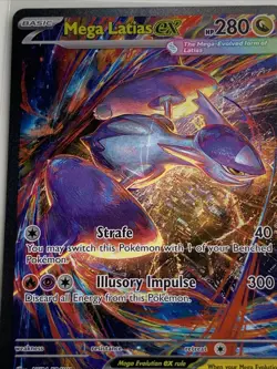 Pokemon Mega Latias EX 181/132 Mega Evolution Full Art Holo 280 HP Rare - Image 4