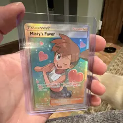 Pokemon Sun & Moon Misty's Favor 201/236 Full Art Holo Trainer Supporter - Image 1