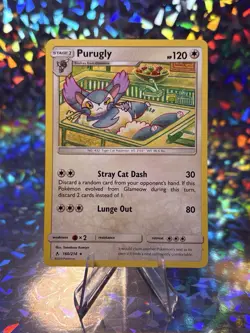 Pokemon TCG Purugly Unbroken Bonds 160/214 Regular Rare - Image 1