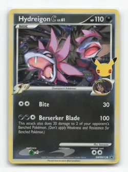 Pokemon TCG - Hydreigon C lv.61 SWSH138 NM Holo Promo Sword & Shield Promo - Image 1