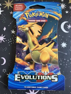 Pokemon TCG XY Evolutions 1 Sleeved Booster Pack FACTORY SEALED Charizard Art - Image 1
