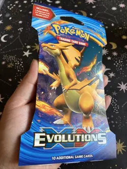 Pokemon TCG XY Evolutions 1 Sleeved Booster Pack FACTORY SEALED Charizard Art - Image 2
