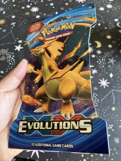 Pokemon TCG XY Evolutions 1 Sleeved Booster Pack FACTORY SEALED Charizard Art - Image 3