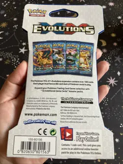 Pokemon TCG XY Evolutions 1 Sleeved Booster Pack FACTORY SEALED Charizard Art - Image 4